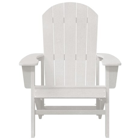 Adirondack-stoel Wit 74 x 82 x 92cm Kunststof