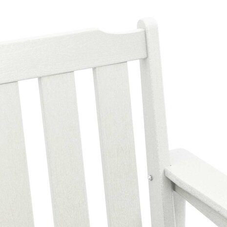 Tuinstoel 4 pcs Wit 65.5 x 55.5 x 88cm Kunststof