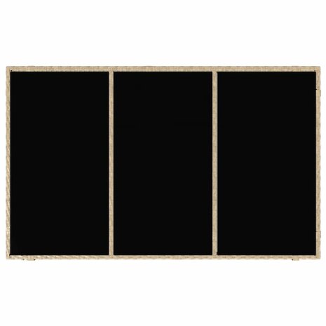 Tuin Eetset 5 pcs Beige 150 x 90 x 75 cm poly rattan
