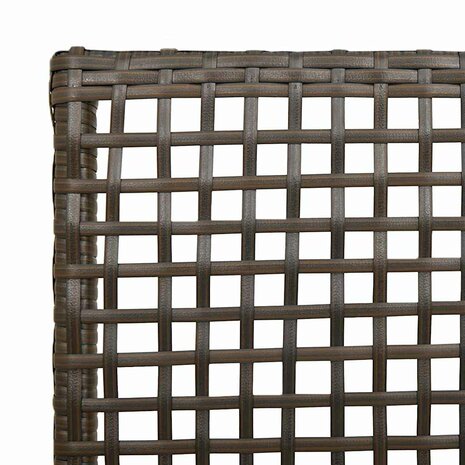 Tuinstoel 2 pcs Bruin 53 x 60 x 85cm poly rattan