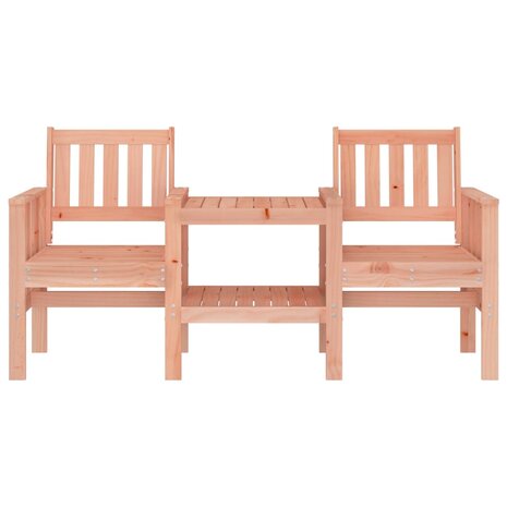 Tuinbank met tafel 2-zits massief douglashout