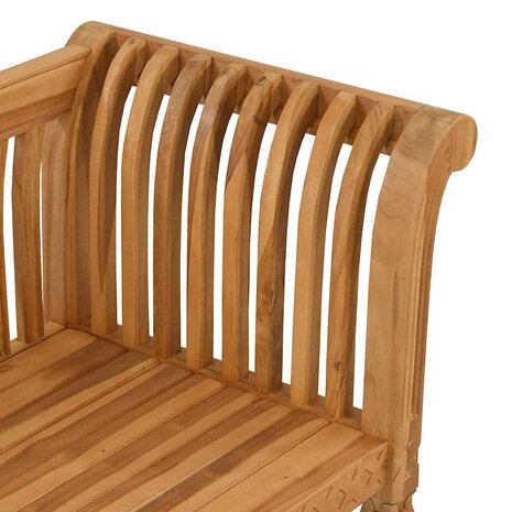Tuinbank Bruin 127,5 x 52 x 80 cm Massief teakhout