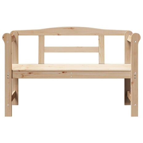 Buitenbank Bruin 119 x 76 x 44cm Stevig vurenhout