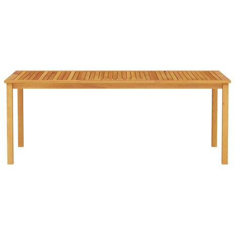 Tuin Eetset 7 pcs Bruin Massief acaciahout