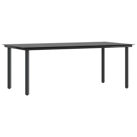 9-delige Tuinset met kussens poly rattan glas bruin