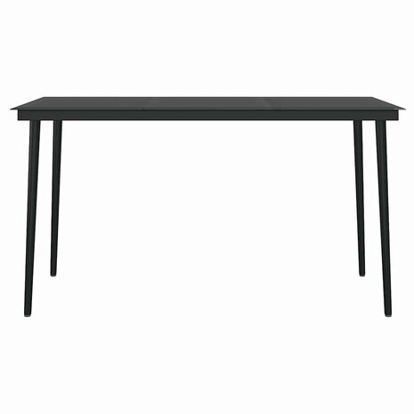 5-delige Tuinset met kussens poly rattan glas grijs