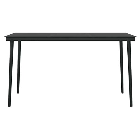 5-delige Tuinset met kussens poly rattan glas bruin