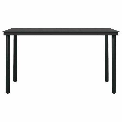 5-delige Tuinset met kussens poly rattan glas bruin