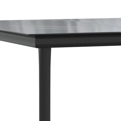 5-delige Tuinset met kussens poly rattan grijs