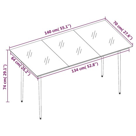 5-delige Tuinset met kussens poly rattan grijs