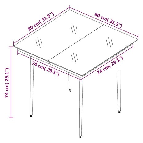 5-delige Tuinset met kussens poly rattan grijs