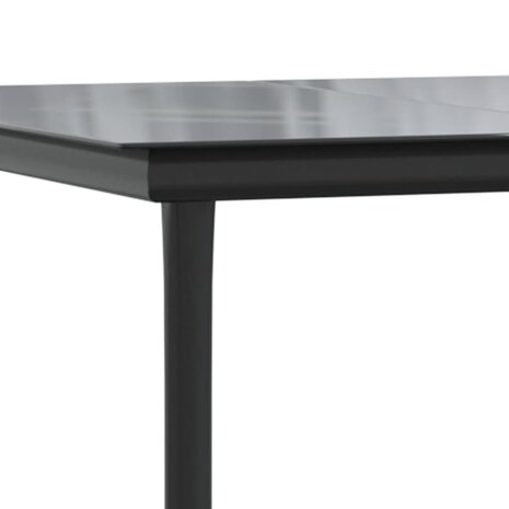 5-delige Tuinset met kussens poly rattan grijs
