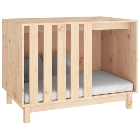 Hondenhok 90x60x67 cm massief grenenhout