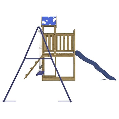 Speelhuis ge&iuml;mpregneerd grenenhout