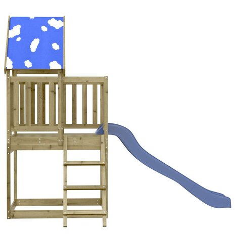 Speelhuis ge&iuml;mpregneerd grenenhout