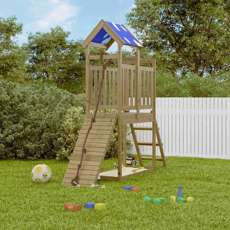 Speelhuis ge&iuml;mpregneerd grenenhout