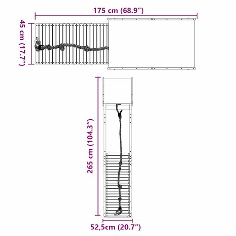Speelhuis massief douglashout