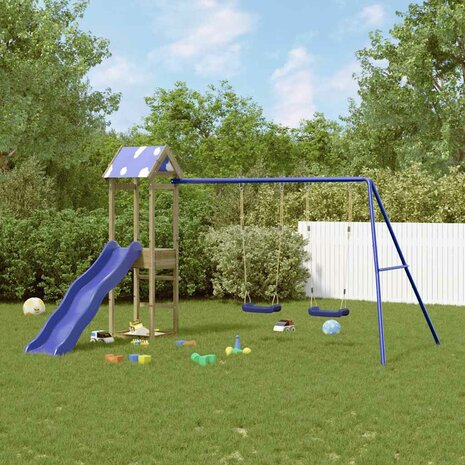 Speelhuis ge&iuml;mpregneerd grenenhout