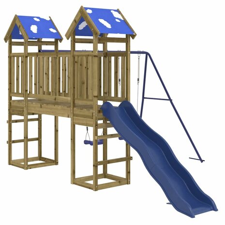 Speelhuis ge&iuml;mpregneerd grenenhout