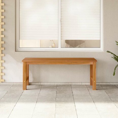 Tuinbank 114 cm massief teakhout