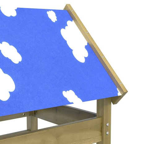 Speeltoren Bruin 52,5 x 85 x 239 cm Massief ge&iuml;mpregneerd hout