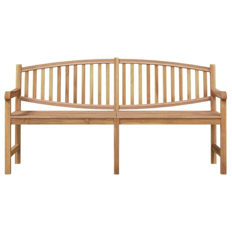 Tuinbank 179,5x60x90 cm massief teakhout