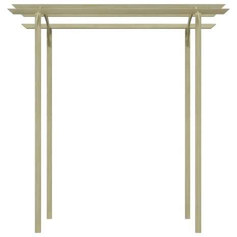 Pergola 180x197x210 cm ge&iuml;mpregneerd grenenhout