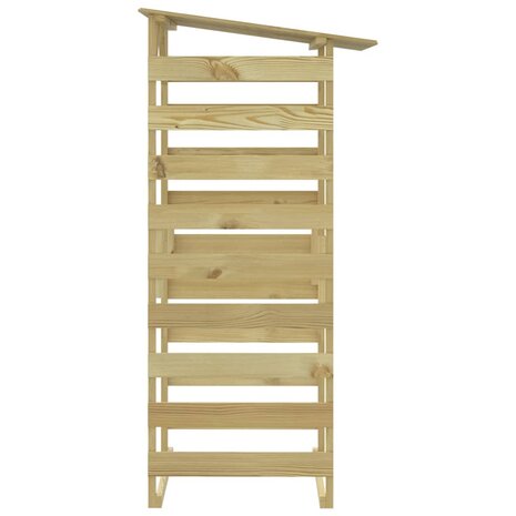 Pergola's met dak 6 st 100x90x200 cm ge&iuml;mpregneerd grenenhout