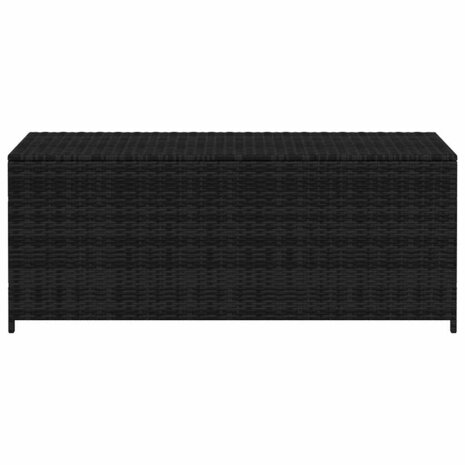 Tuinbox 150x50x60 cm poly rattan zwart