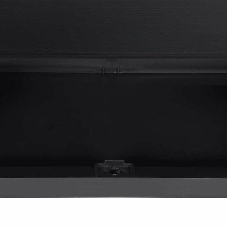Tuinkast 65x37x85 cm polypropeen zwart