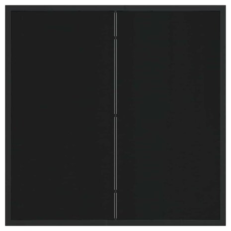 Tuin eettafelset met kussen 3 pcs Zwart poly rattan