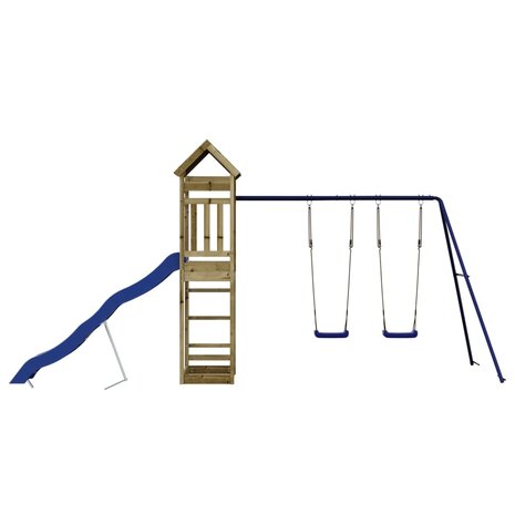 Speelhuis ge&iuml;mpregneerd grenenhout