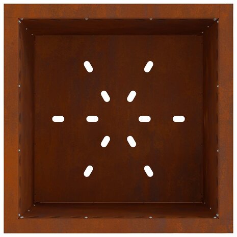 Rookloze Vuurschaal Bruin 48 x 48 x 50 cm Cortenstaal