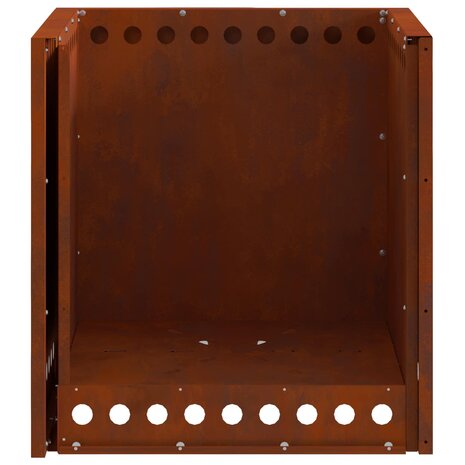 Rookloze Vuurschaal Bruin 48 x 48 x 50 cm Cortenstaal