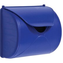 Brievenbus blauw 24,5x15x23,5 cm