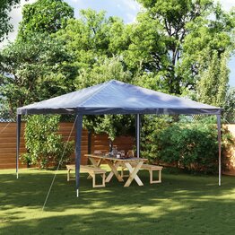 Partytent 4x4 m blauw