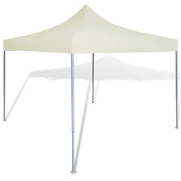 Partytent inklapbaar 3x3 m crème