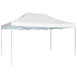 Partytent inklapbaar 280x410x315 cm staal wit
