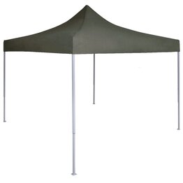 Partytent professioneel inklapbaar 2x2 m staal antraciet