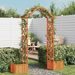 Pergola met plantenbak massief vurenhout