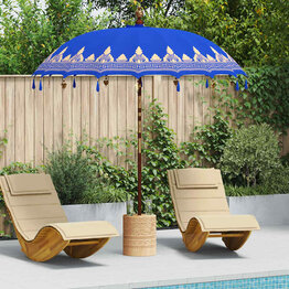 Balinese Parasol Blauw (210-220) x 260 cm