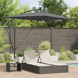 Cantilever Banana Parasol Antraciet 294 x 200 x 254 cm