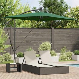 Cantilever Banana Parasol Groen 294 x 200 x 254 cm