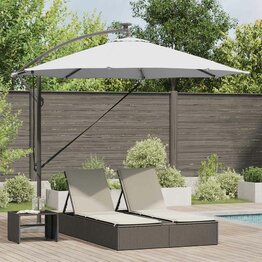 Cantilever Banana Parasol Zand 294 x 294 x 248 cm