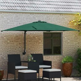 Tuinparasol Groen 248.5 x 247.5 x 160 cm Stof