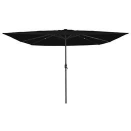 Tuinparasol Zwart 295 x 295 x 245 cm Polyester en staal