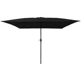 Tuinparasol Zwart 295 x 295 x 245 cm Polyester en staal