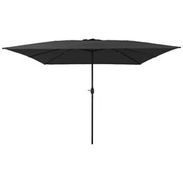 Tuinparasol Antraciet en Zwart 295 x 295 x 245 cm