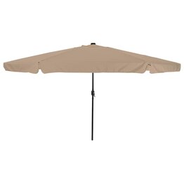 Tuinparasol Taupe en Zwart 395 x 395 x 245 cm