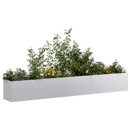 Plantenbak 280x40x40 cm gegalvaniseerd staal